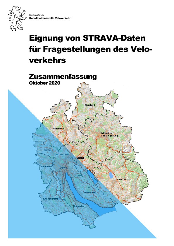 Zusammenfassung Studie STRAVA-Daten