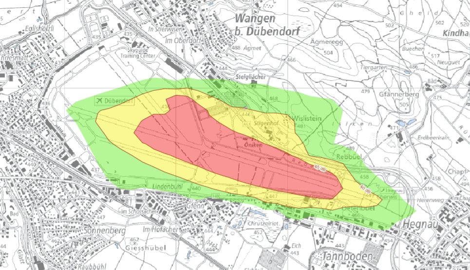 Neubauten in flugplatznahen Gebieten